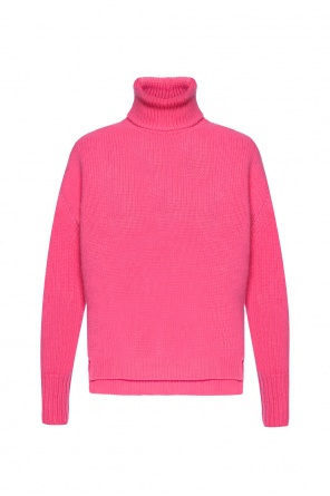 Wool turtleneck top with cut-outs, zdjęcie 1 Wool turtleneck top with cut-outs od Golden Goose